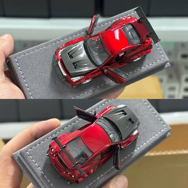 AOC 1/64 GTR 35 RR Сплав Автомобиль Статический Литой Коллекция Транспортных Средств Модель Автомобиля Игрушка