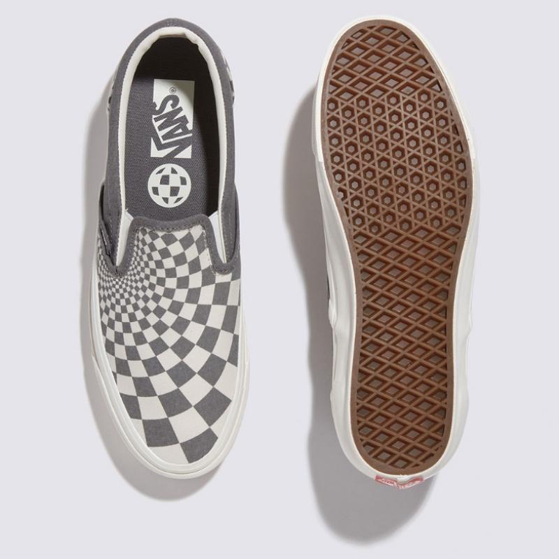 Vans Mte Slip On Issue 98 Шахматная доска Pewter Vn000cwagx81