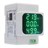 Digital Energy Meter, AC Voltage   Frequency, Power 3 Phase Multi-function Monitor with DIN Rail for Industry, Power Plants