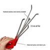 5-Piece Car Dent Repair Tool Set with Small Flat Hooks & Shovel Rods for Hail & Pothole Dents
