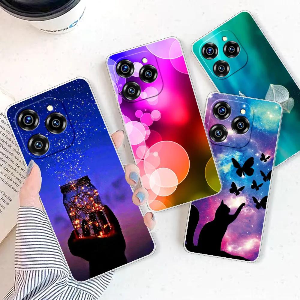 Чехол для Oukitel C50 Прозрачный противоударный чехол для Oukitel C51 Печатный мягкий силиконовый TPU чехол для телефона для Oukitel C51 C 50 Новый Coque
