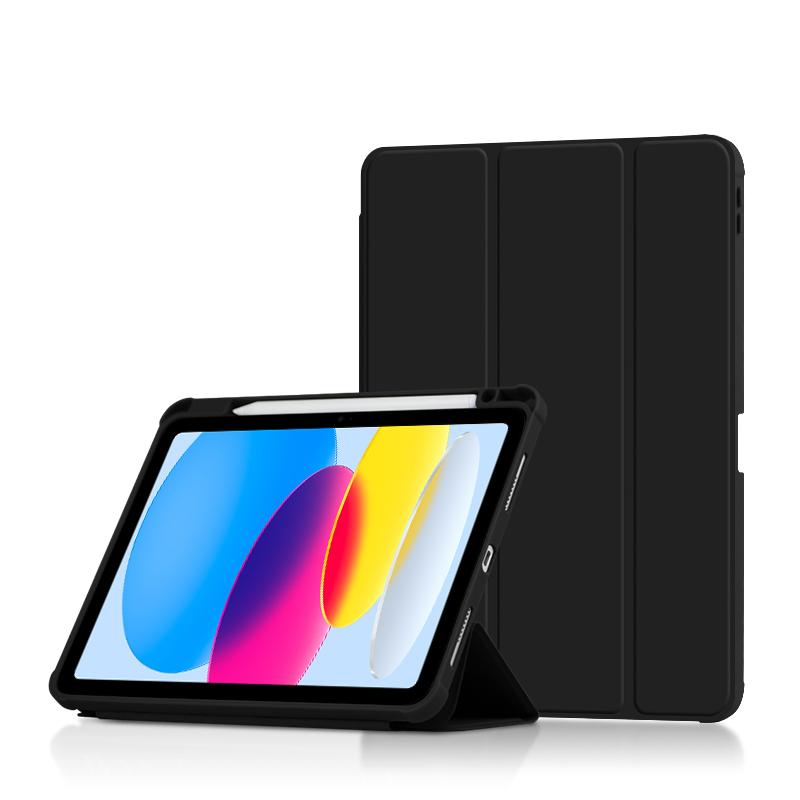 Чехол для iPad A16 11 дюймов Чехол для iPad 11-го поколения с держателем для карандашей Чехол для iPad 10-го 11-го поколения Автоматический сон/пробуждение iPad (А16)