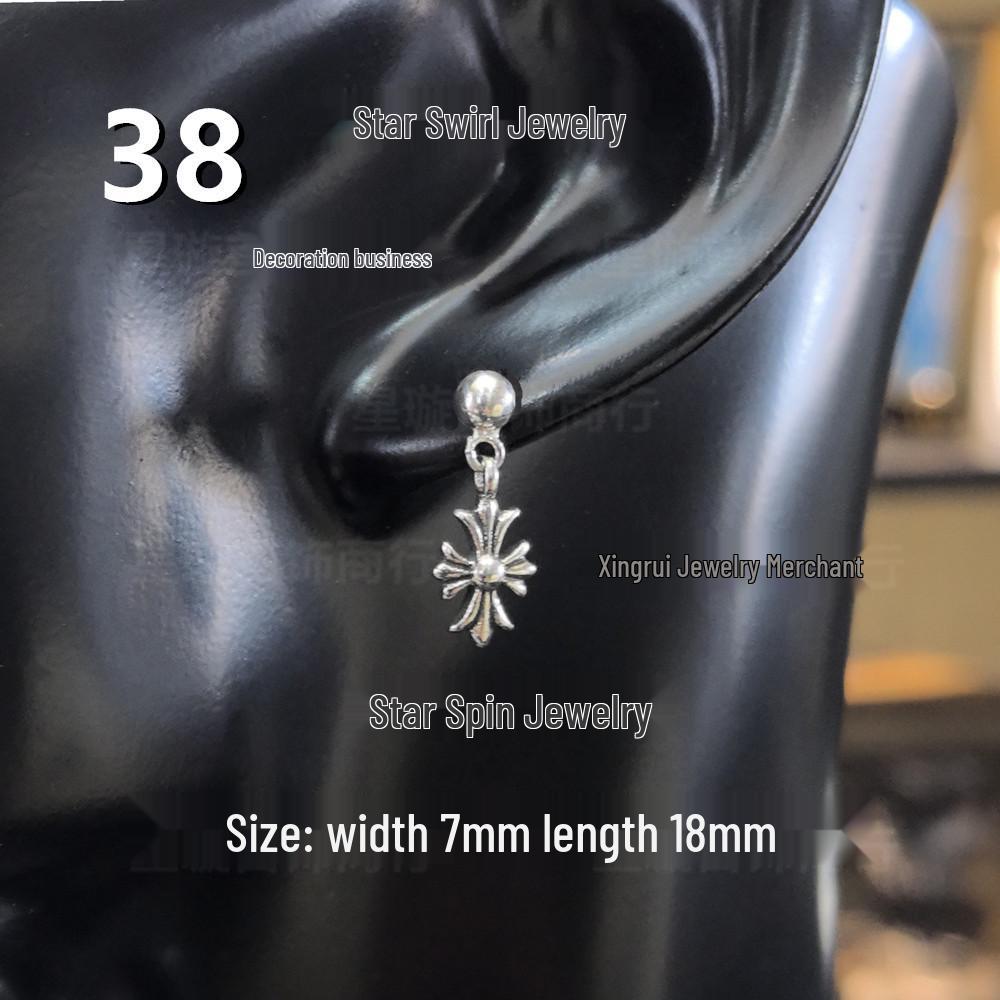 Новые висячие серьги G-Dragon с цветными бриллиантами для мужчин и женщин, белая медь, тайское серебро, серебряная игла s925