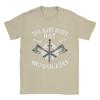 Men's T-Shirts Too Many Idiots Not Enough Axes Viking Funny 100% Cotton Tee Shirt Short Sleeve  T Shirts Crew Neck Merch Unique