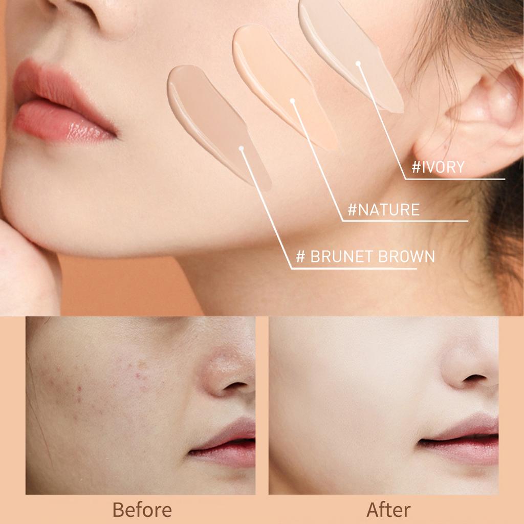 Flawless Liquid Foundation, Long-Lasting and Peel-Proof Facial Makeup