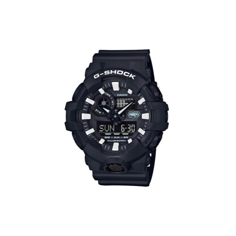 Casio Серия с двойным дисплеем LCD/стрелочным, 35-летие, ограниченная серия, мастер граффити Erichaze, уличный крутой, продвинутый стрелочный/LCD дисплей, GA-700EH-1A