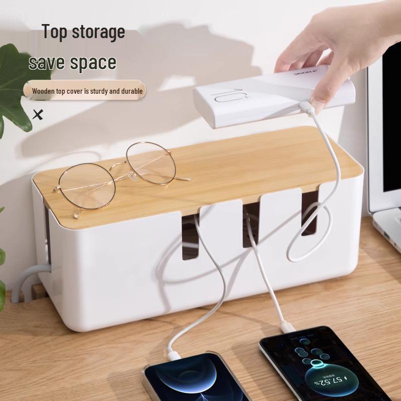 Золотой кошачий удлинитель и коробка для организации кабелей