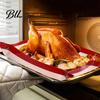 Easy Clean Kitchen Tool Transformable Snap?Up Silicone Baking Mat, Multi?Purpose Food Tray, Heat?Resistant Durable Fiberglass Liner Dough