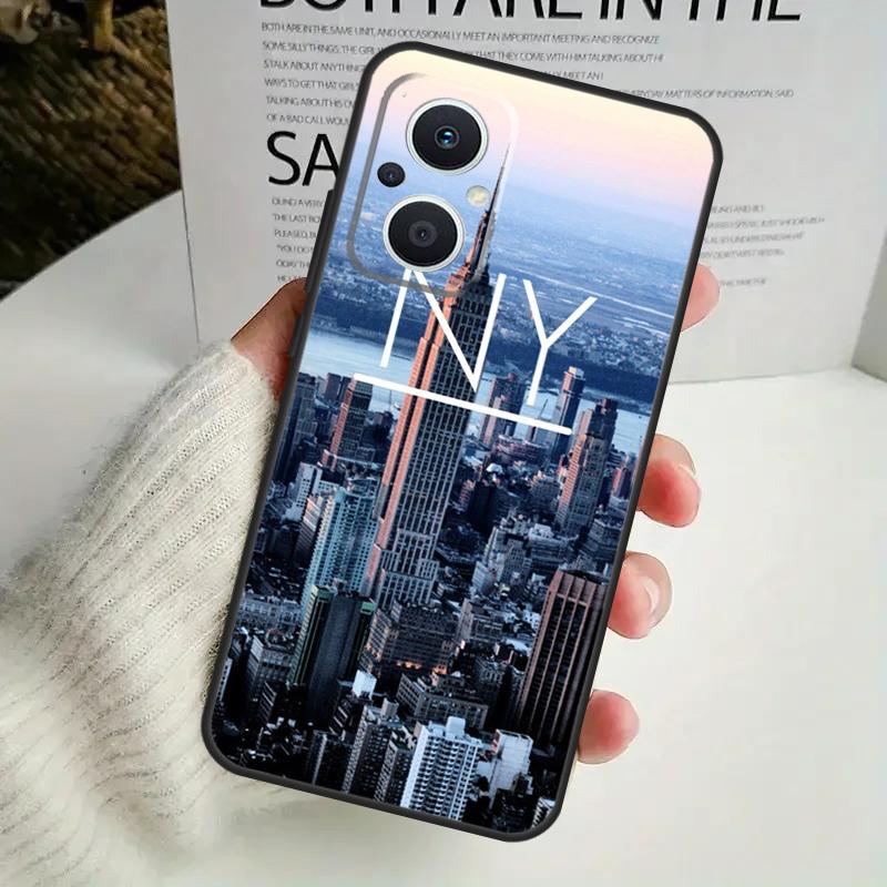 Чехол для телефона Нью-Йорк для OPPO Reno 8T 14F 13 F 12 11 10 14 Pro 7 8 Lite OPPO Find X8 X6 X5 X9 Pro