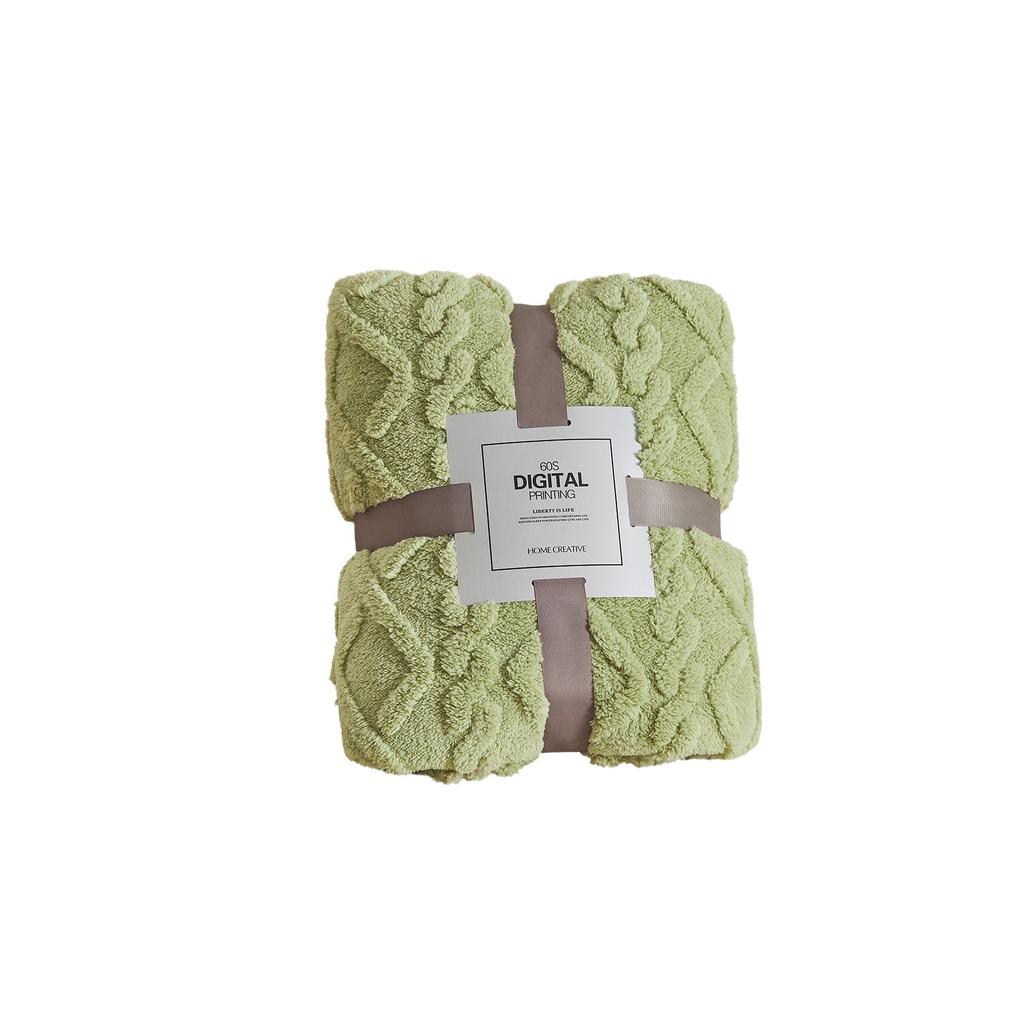 Taffeta  Solid Color Blanket Coral Velvet Flannel Blanket Thickened Cover Blanket Gift Blanket Home