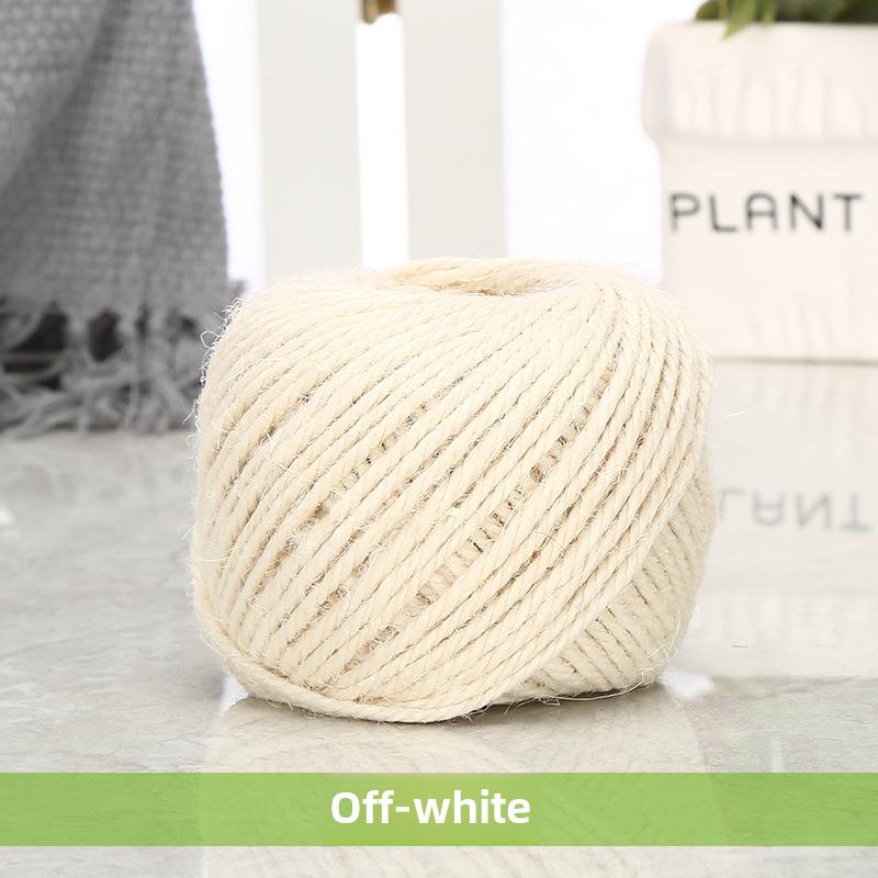 Цветная пеньковая веревка в стиле ретро для самостоятельного изготовления, 1,5-2 мм, 25 м/50 м/100 м