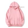 Unisex Long Sleeve Hooded Sweatshirt 350g Cotton Silk Blend Drop Shoulder Women's Blank Edition
