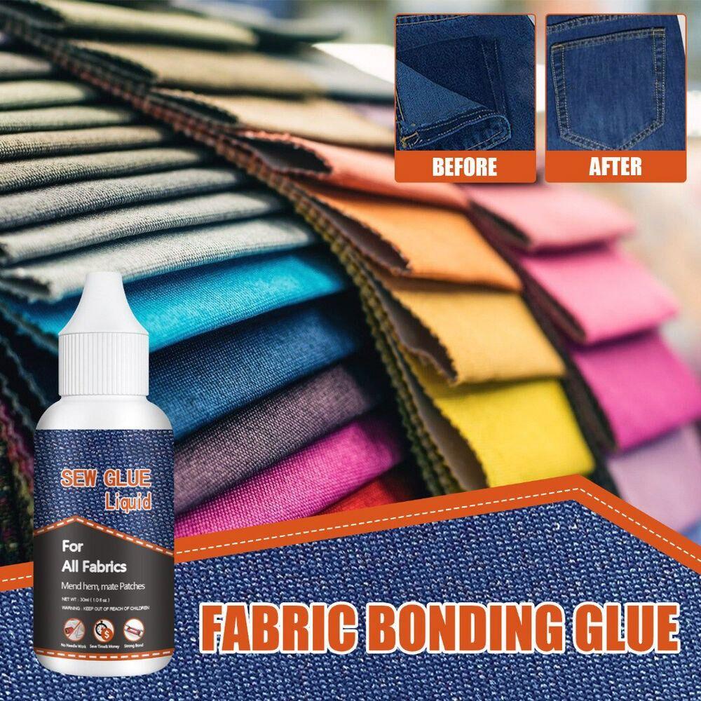 Высокая вязкость прочности джинсовой ткани Склеивание Клей Клей для ремонта одежды Клей для шитья Одежда