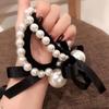 Fashion Woman Big Pearl Hair Ties Korean Style Hairband Scrunchies Girls Ponytail Holders Rubber Band Hair Accessories