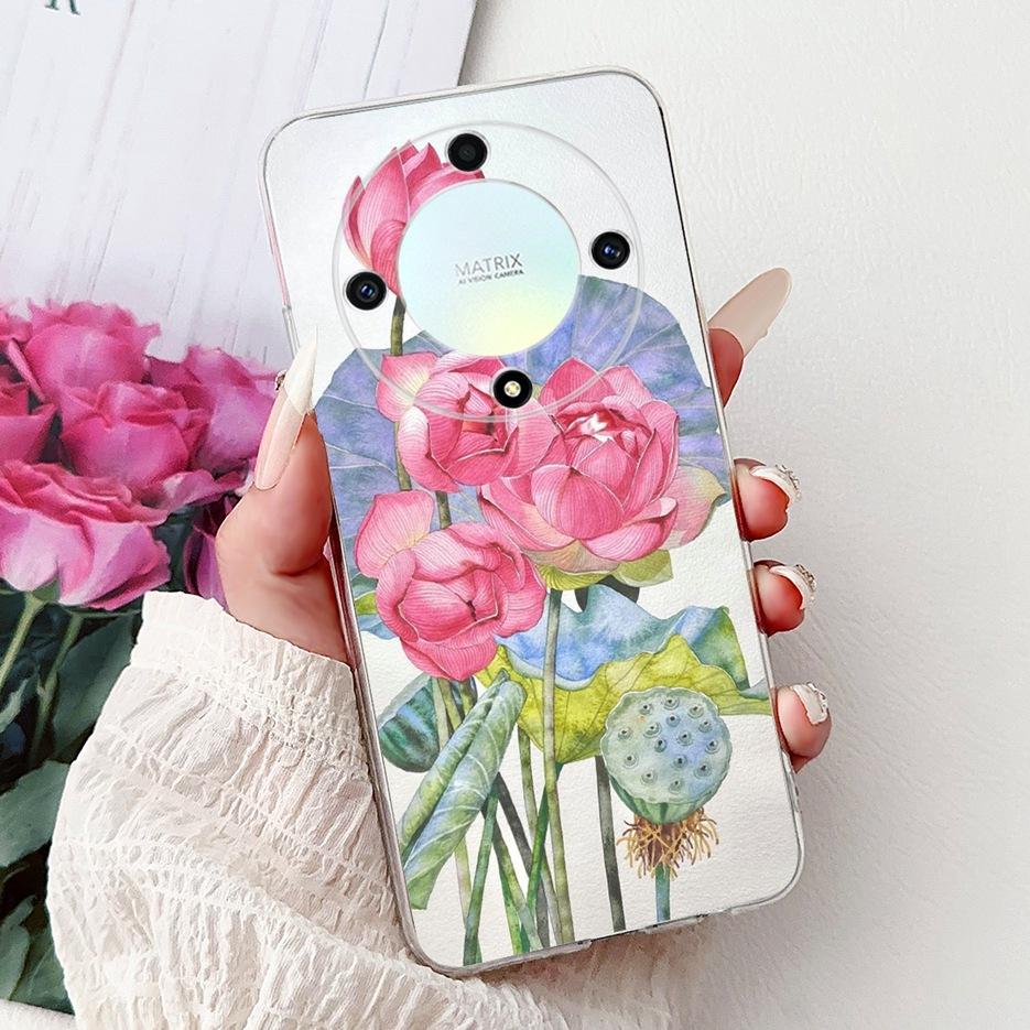 Чехол для Honor X9a Magic5 Lite Популярный Роскошный Расписной Чехол Мягкий Тонкий Чехол для Телефона Для Honor Magic 5 Lite HonorX9a Задняя Крышка Сумки
