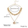 Women Gifts Golden Silver Multilayer Shell Necklace Cowry Seashell Pendant Bohemian Beach Jewelry