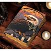 Leather Journal Bald Eagle Blank Spell Book Of Shadows American Eagle Printed Vintage Leather Journal Old Deckle Edge Paper