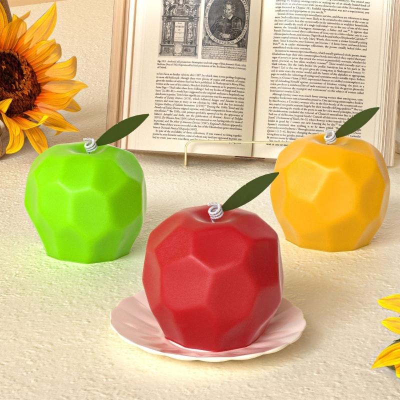 Snake Fruit Pear Shape Silicone Candle Mold Food Grade Silicone Heat Resistant For Making Candle Soap Chocolate Baking