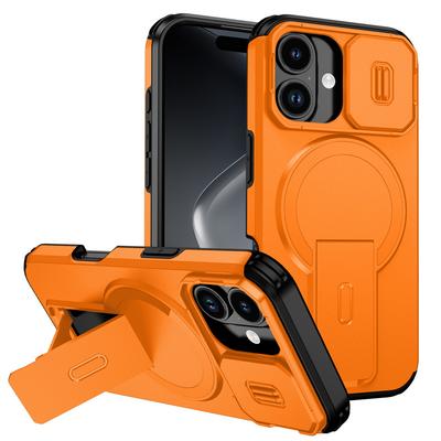 Противоударный Складной Магнитный Чехол-Подставка для Телефона Для iPhone 17 16 15 14 13 12 11 Pro Max Air 16E Полная Защита Объектива