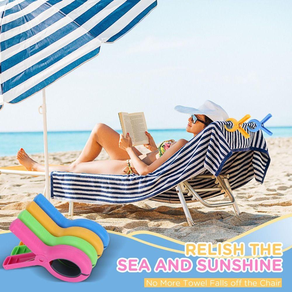 5,1-дюймовые зажимы для полотенец для пляжных стульев, большой зажим для сушки одеял, сушильная прищепка, пляжное полотенце