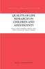 Книга Quality-of-Life Research On Children and Adolescents : 23
