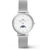 Daniel Wellington Petite Lune Sterling Silver 32mm Moonphase Women's DW00100772 Wrist Watch