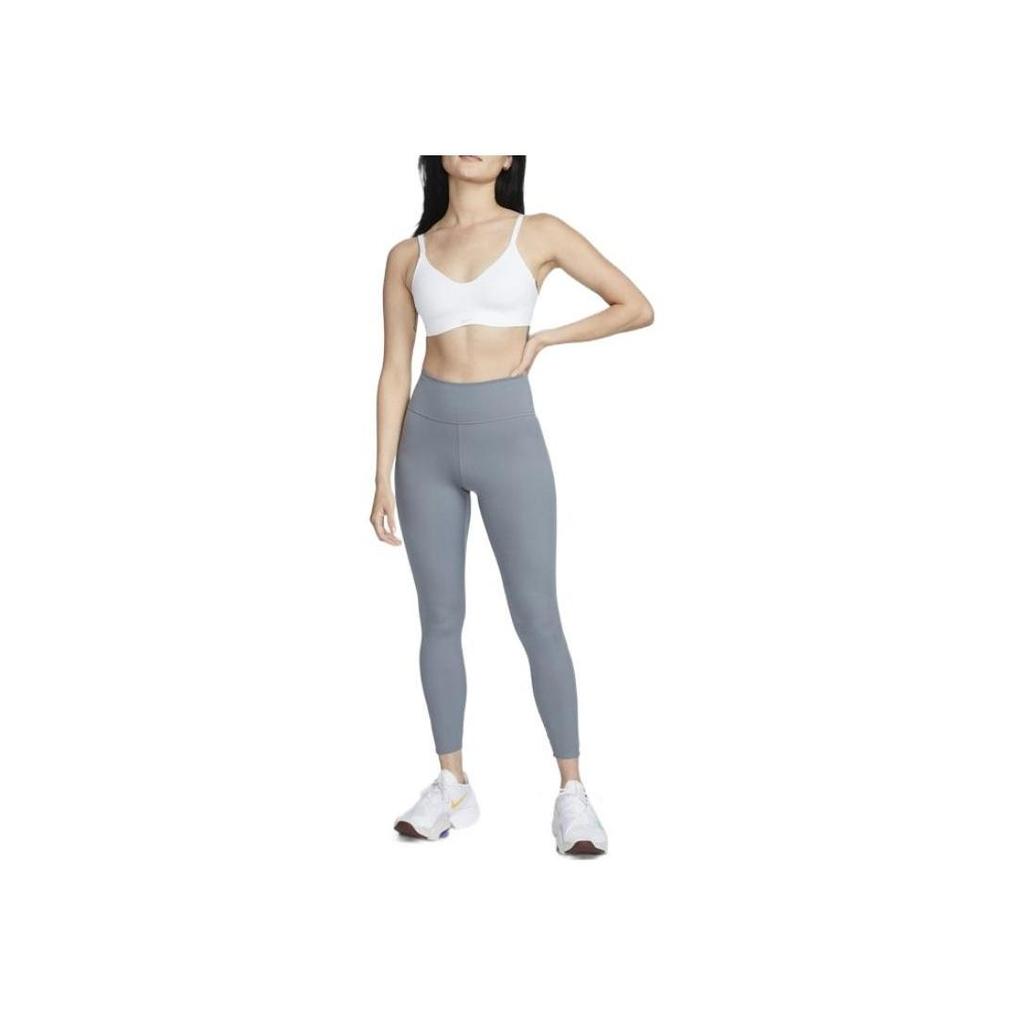 Nike Dri-FIT Alate Minimalist Низкоинтенсивная поддержка спортивный бюстгальтер женское нижнее белье белый DM0527-100