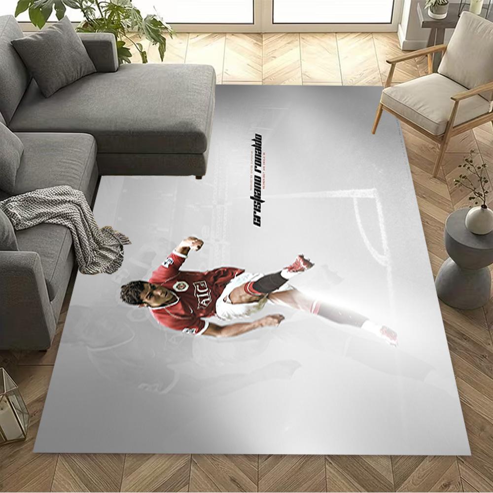 Salah's Liverpool Moment Floor Rug Office Rug Suitable for Living Rooms Playrooms Bedrooms Decorate room Antislip Carpet Anime Office Decor