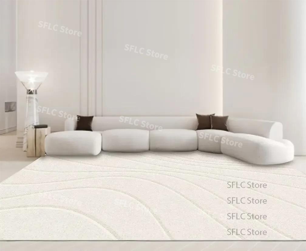 Simple Elegant Green Plush Rug 140x200 Cm Large Area Carpet For Living Room Dining Room Floor Mat Home Decor