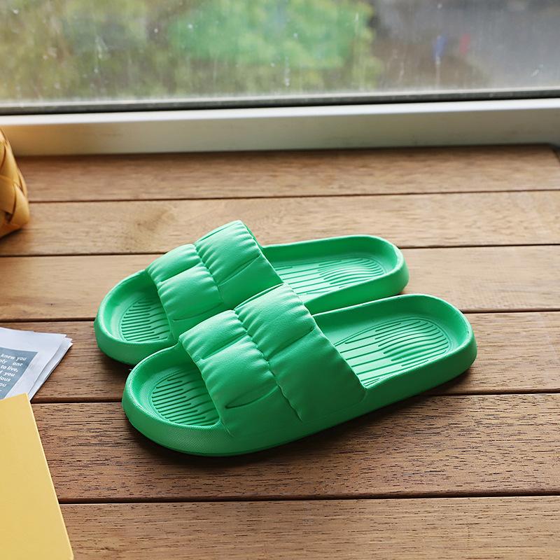 Summer Soft Sole EVA Household Slippers Women's Non Slip Home Bathroom Shower Couple Cool Slippers