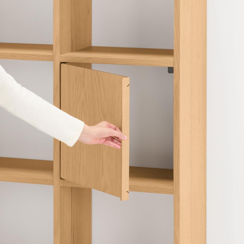 MUJI Стеллажная полка деревянная дверь шпон дуба 83907976