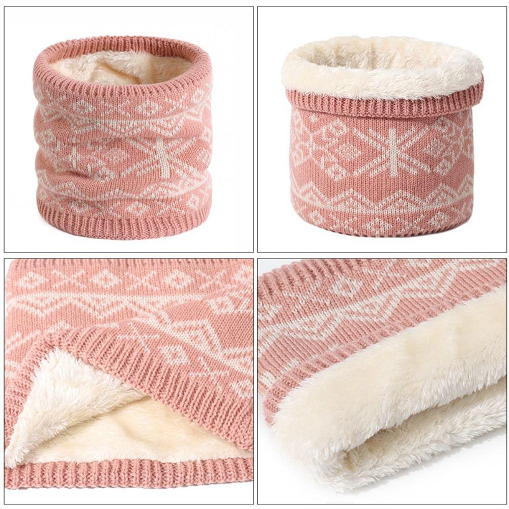 Plush Neck Warmer Thickened Lining Sport Scarf Fashion Pullover Cap