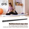 Yoga Stick Adjustable Stainless Steel Stretching Rods with Foam Handles Yoga Posture Corrector Exercise Bar for Mobility Flexibility Balance