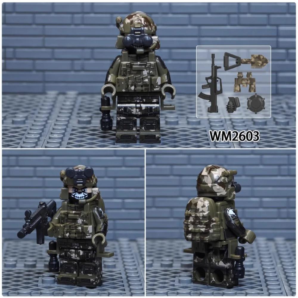 WM6147 WM6168 WM6169 Военная серия SWAT Спецназ Конструктор Коммандос Солдат Городская полиция Кепка Мини Экшн Фигурка Игрушки