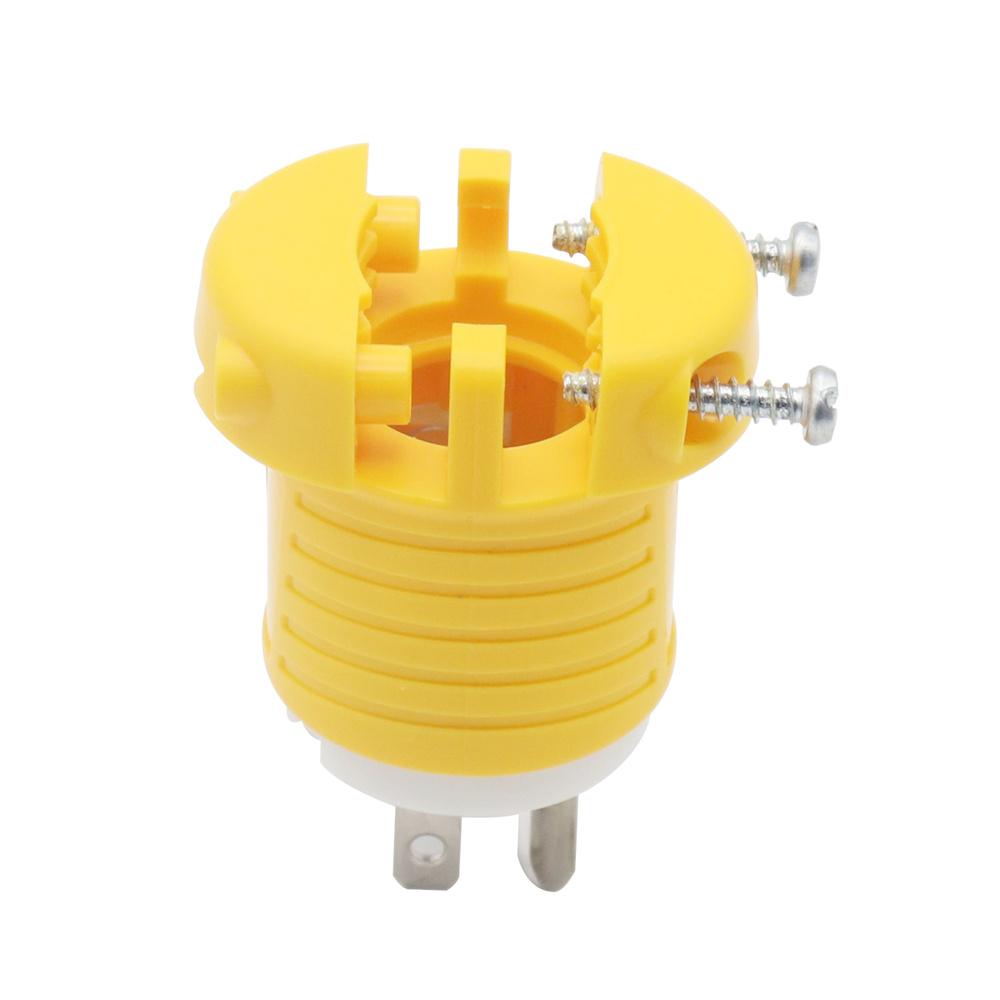 15 Ампер 125 Вольт 5-15P 2-полюсная 3-проводная заземляющая вилка с прямыми контактами