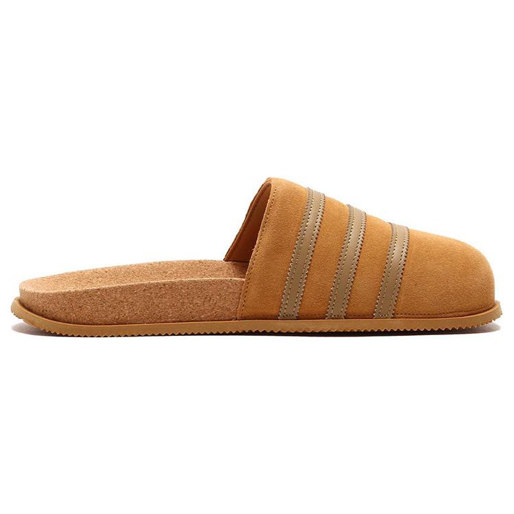 adidas Кожаные шлепанцы Adimule 'Светло-коричневые' GY2555