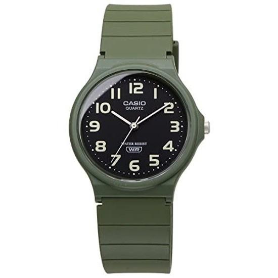 CASIO analog wristwatch Chipkashi Cheap MQ-24UC-3B urethane belt unisex matte green overseas model