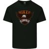 Biker Born to Be Free Motorbike Motorcycle Kids T-Shirt Childrens