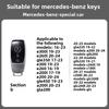 Чехол для ключа автомобиля с брелоком для Mercedes-Benz A220 E63S AMG E-Class GLE 350 4MATIC E300 E400 E43 W213 Кожаный чехол для ключа JUYH1