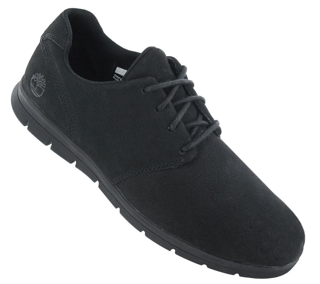 Timberland Кроссовки GRAYDON BASIC LOW - Мужская обувь из кожи черного цвета TB0A412A-015 ОРИГИНАЛ