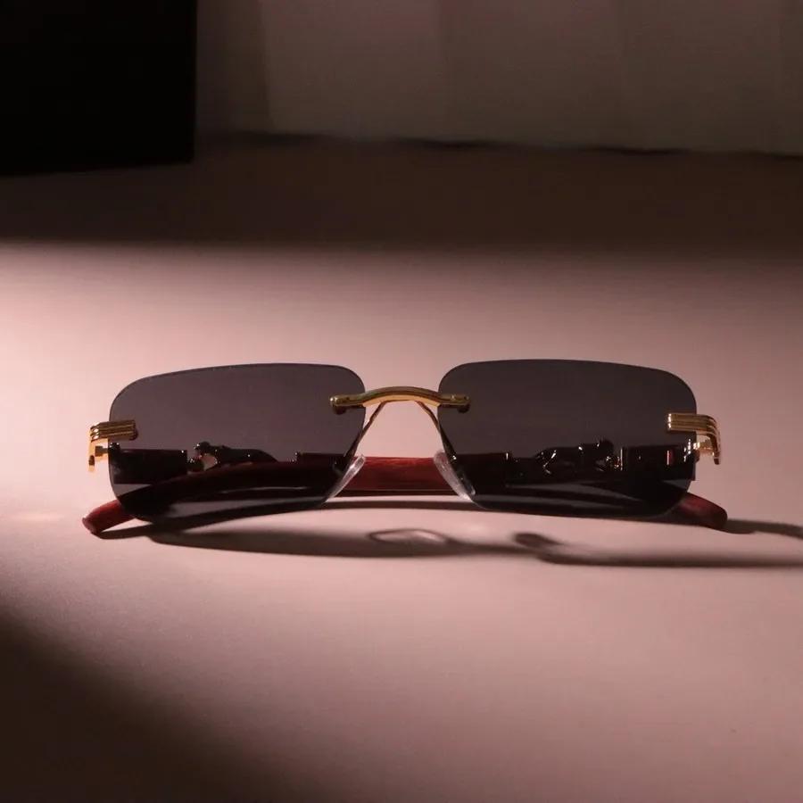 Frameless Unisex Square Sunglasses Women Men Brand Designer Colorful Sun Glasses Female Male Colors Mirror