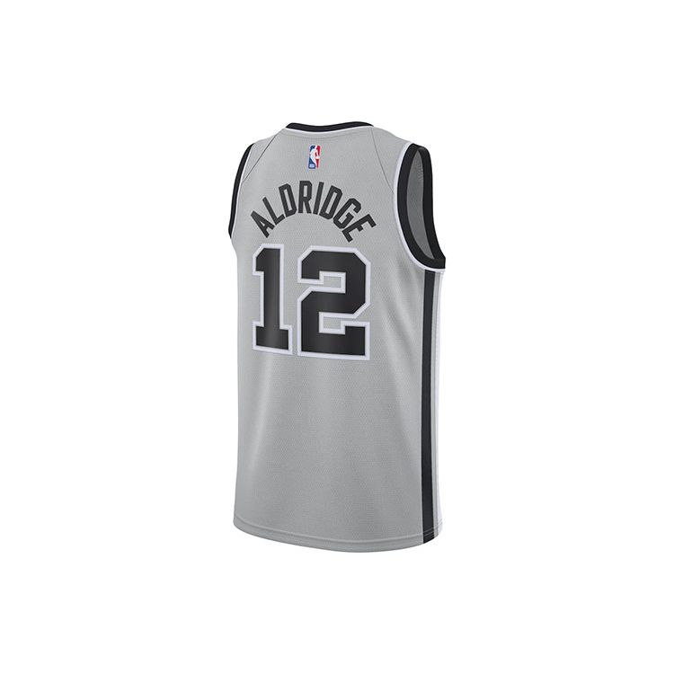 Jordan NBA Retro Breathable Straight-Cut Basketball Jersey Men Tops Grey CV9494-009