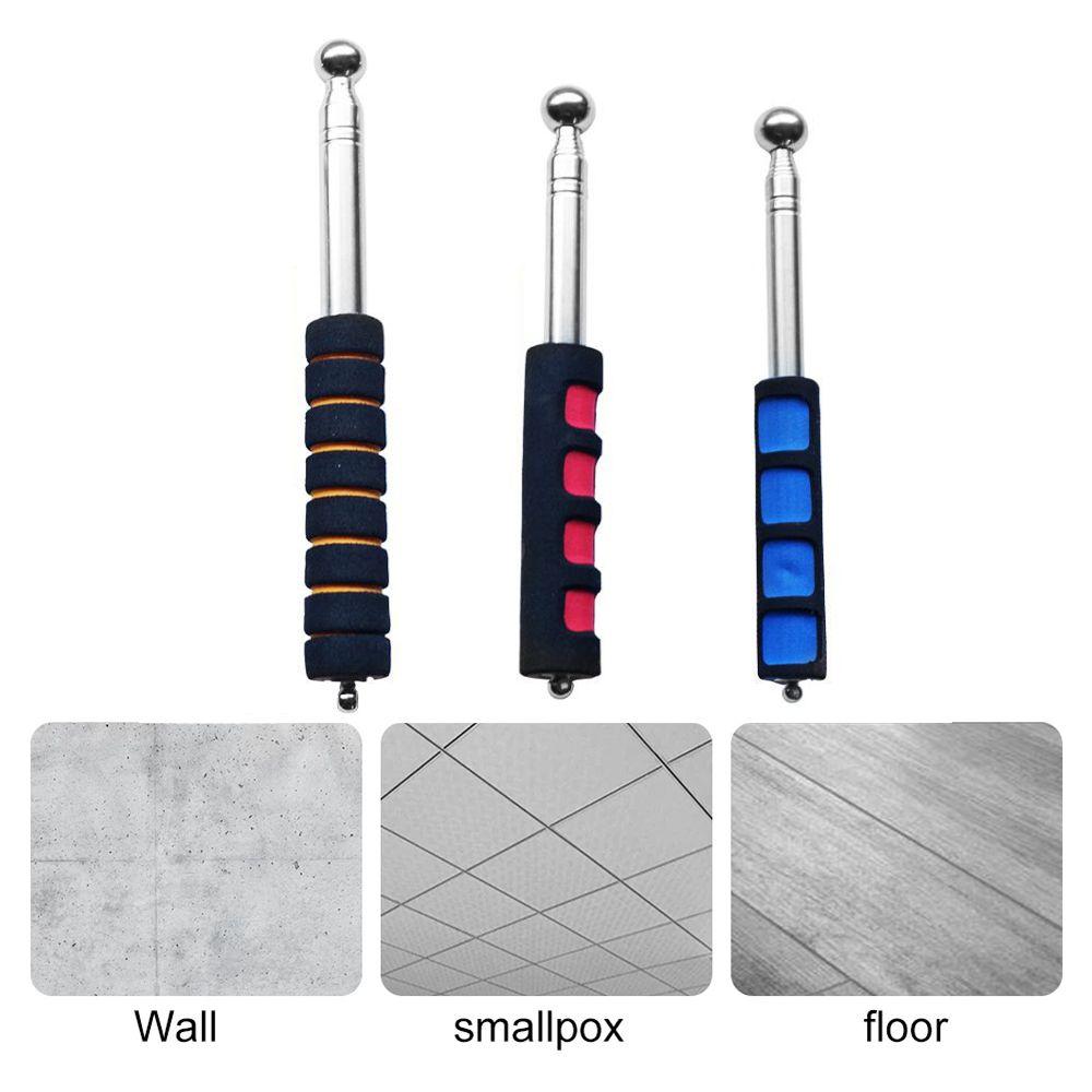 Телескопический молоток для проверки стен, проверки плитки, пустых полостей. Проверочный молоток для стен, полов. Тест.