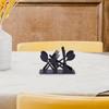 Upright Napkin Holder Freestanding Tissue Paper Dispenser Outdoor Use Wide Opening Home Decor for