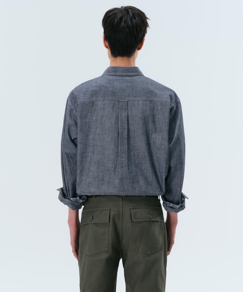 MUSINSA STANDARD Chambray Work Shirt [Blue]