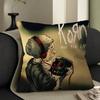 Fashion Band Rock Korn Cushion Cover Inches Farmhouse Decor Home Throw Pillow Covers for Couch Decorations