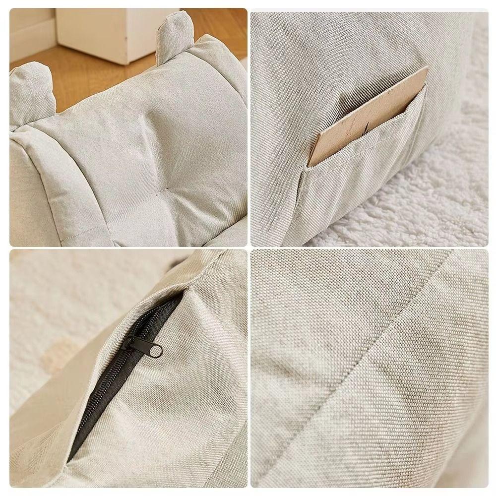 Soft Fabric Lazy Sofa Comfortable Ergonomic Kids Sofa Chair Bear Shaped Fluffy sofa Living Room