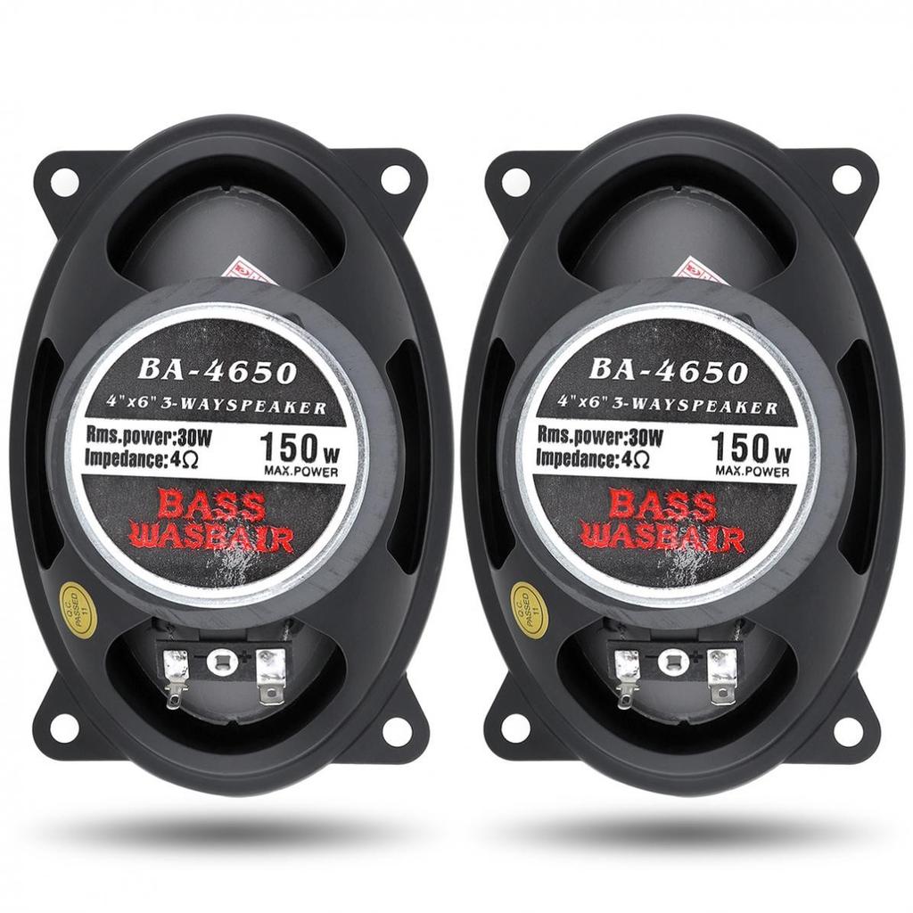 4*6 дюймов 150 Вт аудио полный диапазон частот автомобильный коаксиальный динамик 2-полосный автомузыка стерео Hifi динамики