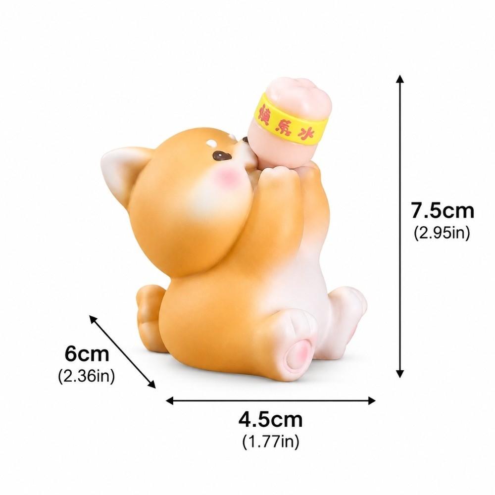 Small Size Mini Animal Figurine Resin Animal Cake Topper Unique Cute Animal Ornament Car Interior