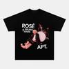 ROSÉ & Бруно Марс "APT." Винтажные Поп-Рок Оверсайз Женские и Мужские Футболки